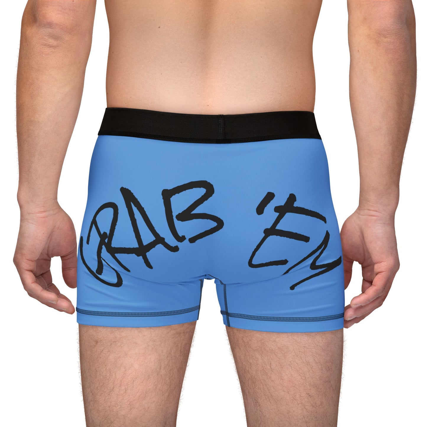Grab 'Em By The Banana - Playful Men's Boxers, Fun Underwear Gift, Unique AOP Swimwear, Quirky Bedroom Apparel, Stylish Comfort