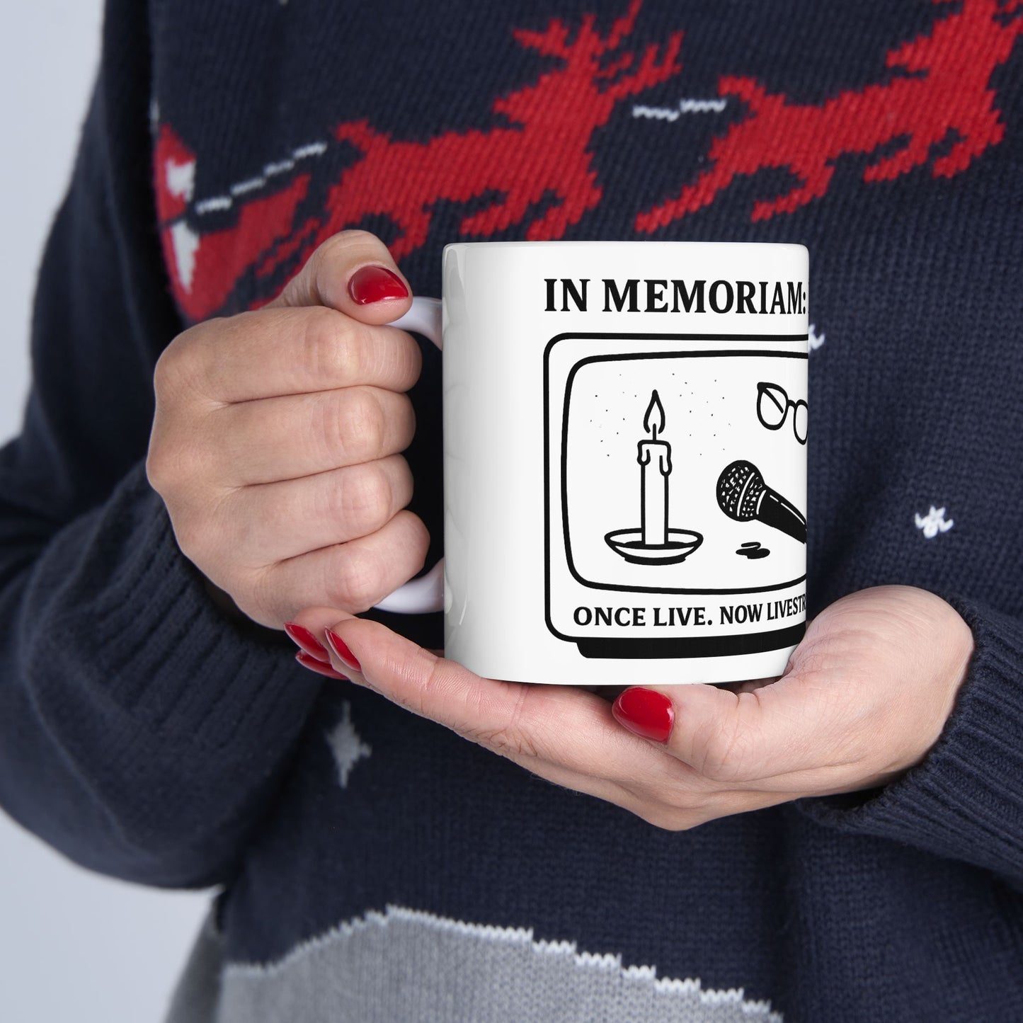 In Memoriam Late Night Talk Shows Mug (11 oz)