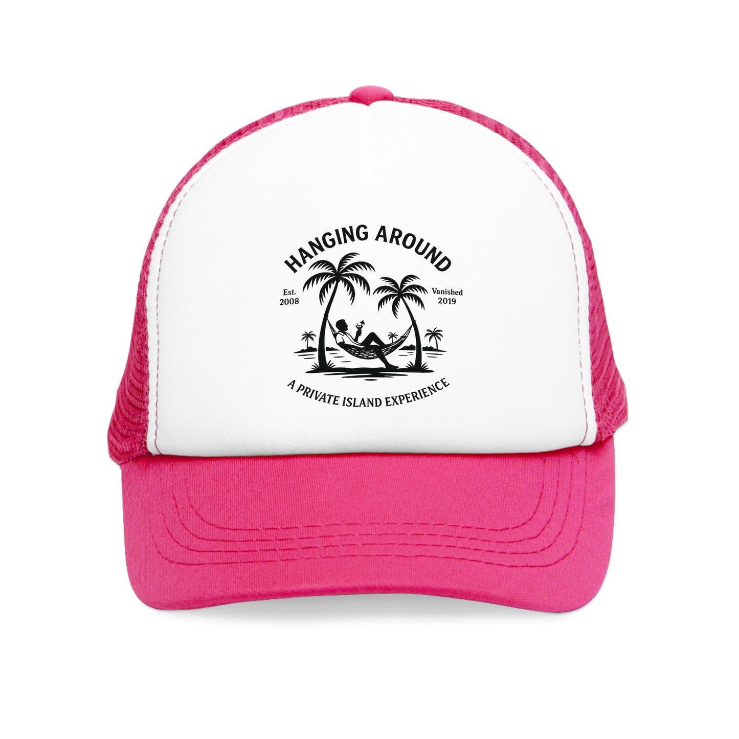 Hanging Around Mesh Hat, Beach Vibes, Summer Hat, Vacation Accessory, Trendy Headwear