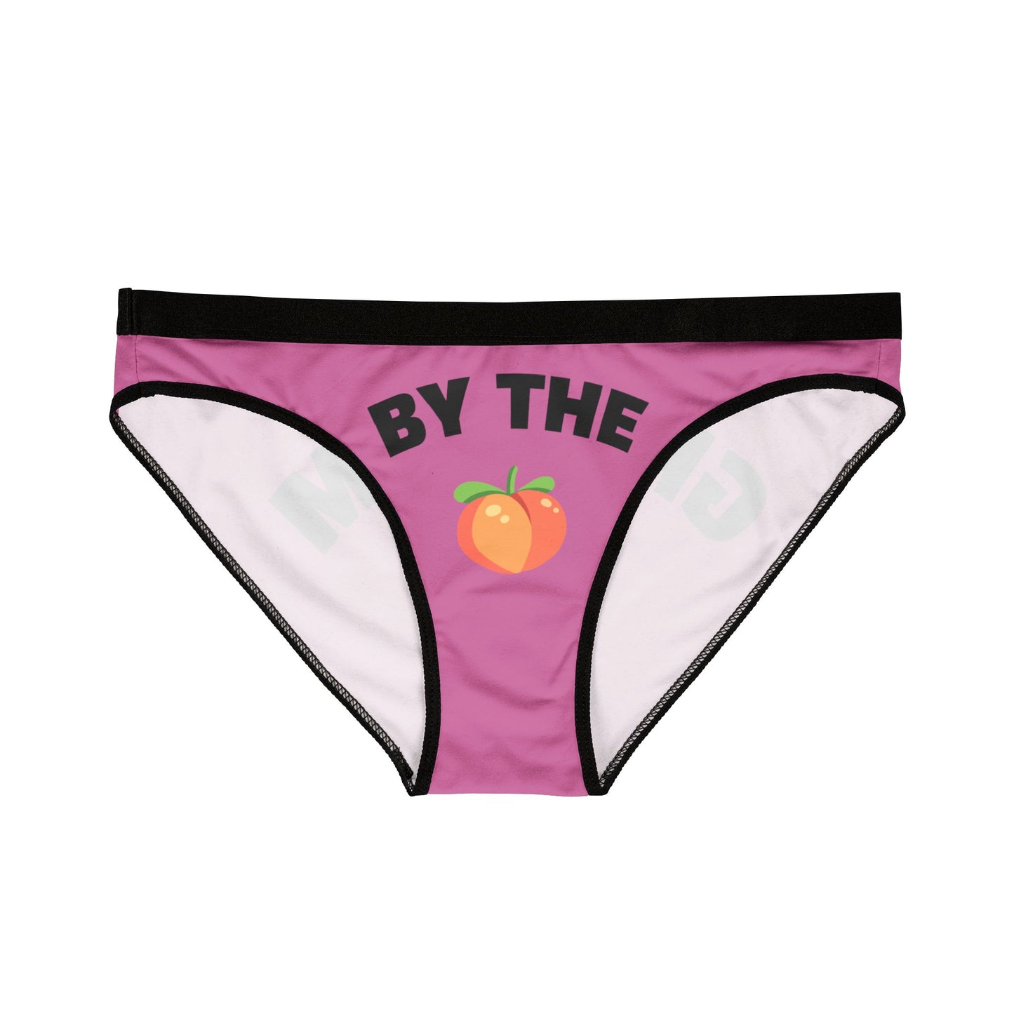 Grab 'Em By The Peach - Pink Briefs, Cheeky Lingerie, Comfy Sleepwear, Gift for Her, Self-Care Essentials