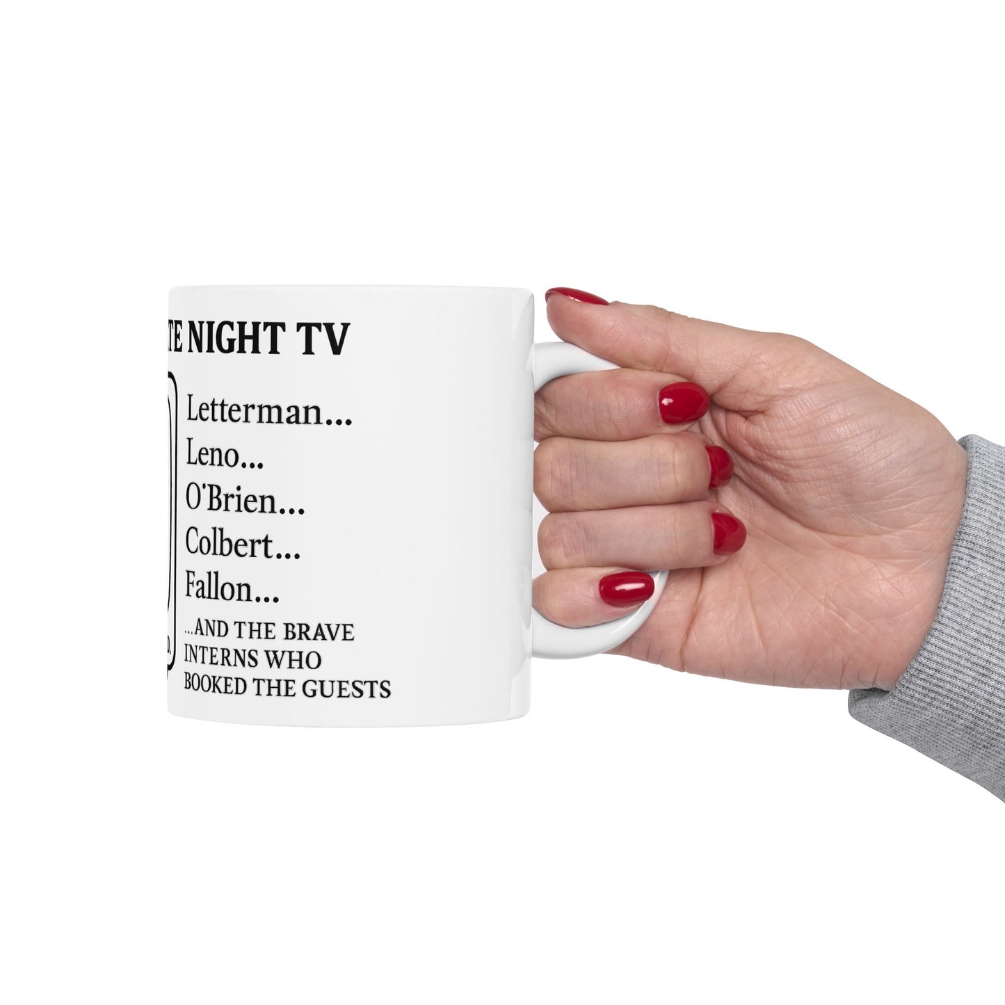In Memoriam Late Night Talk Shows Mug (11 oz)