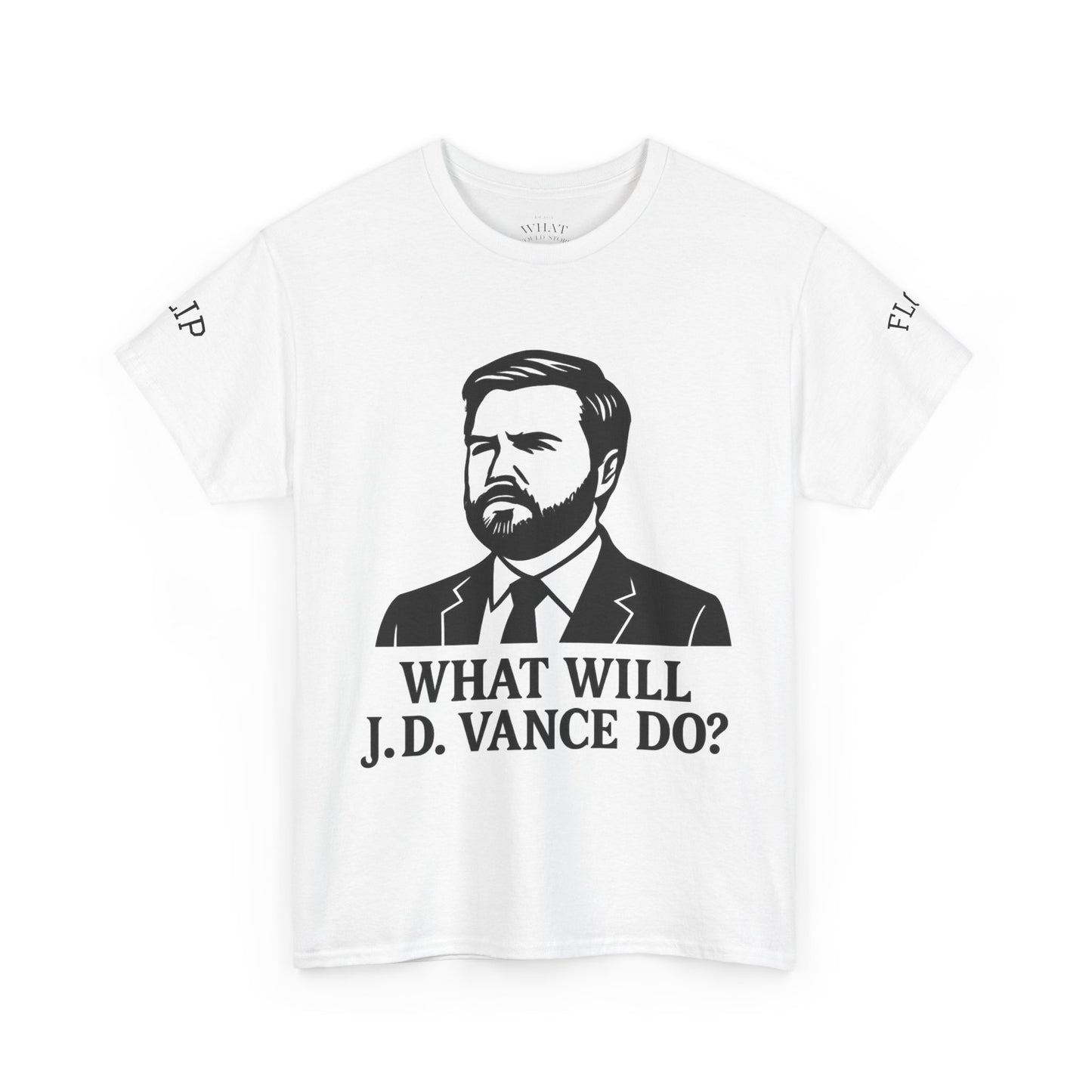 Flip-Flop What Will J.D. Vance Do? Political Humor Shirt, Gift for Activists, Conversation Starter, [...]