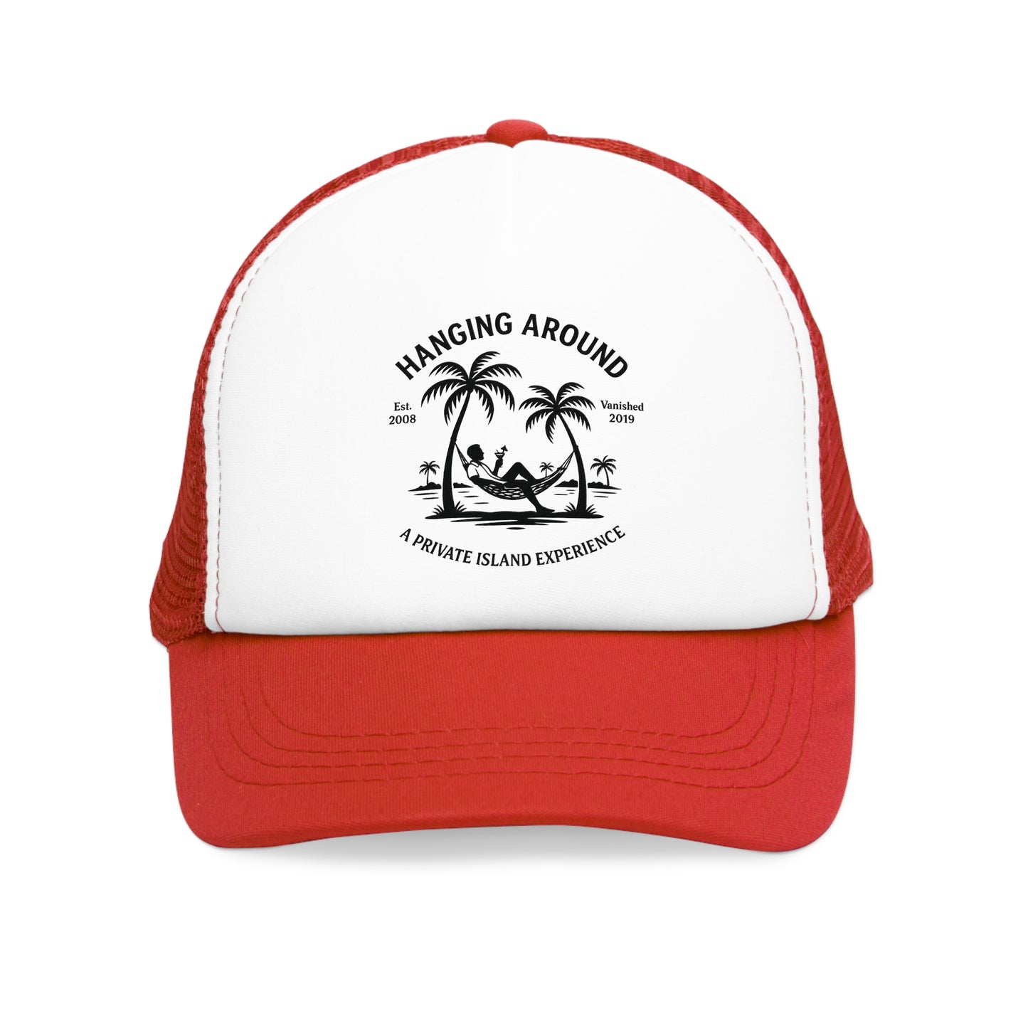 Hanging Around Mesh Hat, Beach Vibes, Summer Hat, Vacation Accessory, Trendy Headwear